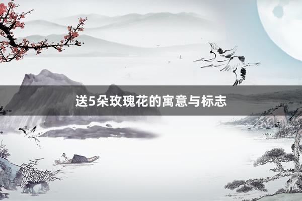 送5朵玫瑰花的寓意与标志